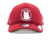 Kšiltovka New Era 9FORTY Trucker Historic Providence Steam Rollers Cardinal Snapback
