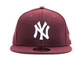 Kšiltovka New Era 59FIFTY The League Essential New York Yankees MAR / Optic White Fitted