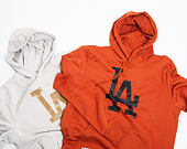 Mikina New Era Vintage Big Logo Hoody Los Angeles Dodgers Cooperstown Rust