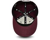 Kšiltovka New Era 9FIFTY New York Yankees Stretch Snap Tonal Maroon/White