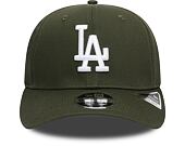 Kšiltovka New Era 9FIFTY Los Angeles Dodgers Stretch Snap Tonal New Olive/White