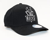 Kšiltovka Mitchell & Ness Milwaukee Bucks 600 Black And White Logo 110