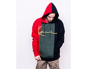 Mikina Karl Kani Signature Block Hoodie 6021250 Red/Green/Navy/White
