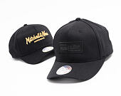 Kšiltovka Mitchell & Ness 619 Pinscript Black/Metallic Gold