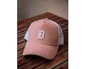 Dámská Kšiltovka New Era  Micro Cord  Detroit Tigers  9FORTY A-FRAME TRUCKER  Pink / Optic White