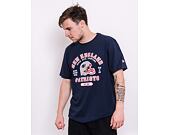 Triko New Era NFL Helmet And Wordmark Tee New England Patriots Oceanside Blue