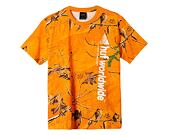 Triko HUF Realtree Peak Logo T-Shirt Orange