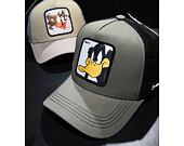 Kšiltovka Capslab - Trucker Looney Tunes - Daffy Duck v.2 Trucker - Moss