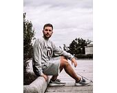 Mikina New Era MLB Cooperstown Crew Fleece Detroit Tigers Heather Gray