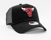 Kšiltovka New Era 9FORTY A-FRAME Trucker NBA Dark Base Team Chicago Bulls Black