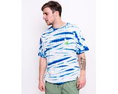 Triko RIP N DIP Hang 10 Tee Blue & White Stripe Dye