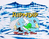 Triko RIP N DIP Hang 10 Tee Blue & White Stripe Dye