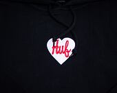 Mikina HUF Plastic Heart Hoodie Black
