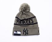 Kulich New Era Team Jake Bobble Cuff Knit New York Yankees New Olive / Black