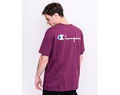 Triko Champion Crewneck T-Shirt Burgundy 214279 VS506