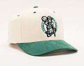 Kšiltovka Mitchell & Ness INTL857 Boston Celtics Pro Crown White/Green