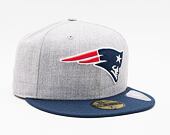Kšiltovka New Era 59FIFTY NFL Heather Essential New England Patriots Fitted Heather Gray