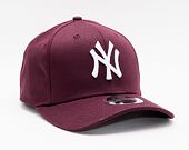 Kšiltovka New Era 9FIFTY Color Essential Stretch-Snap New York Yankees Snapback Maroon / Optic White