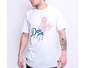Triko New Era Split Graphic Los Angeles Dodgers Optic White