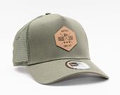 Kšiltovka New Era 9FORTY A-Frame Trucker Heritage Patch Snapback New Olive