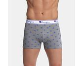 Pánské Boxerky Champion Patterned Boxer X1 Grey/Blue