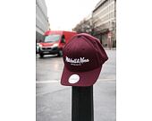 Kšiltovka Mitchell & Ness Pinscript High Crown 110 Maroon Snapback