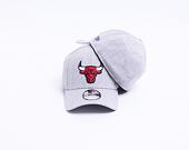 Kšiltovka New Era 39THIRTY Heather Chicago Bulls Stretch Fit Gray