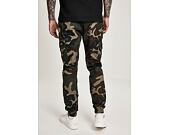 Kalhoty Urban Classic TB3137 Camo Cargo Jogging Pants 2.0 Woodland Camo