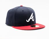 Kšiltovka New Era 59FIFTY MLB Authentic Performance Atlanta Braves Fitted Team Color