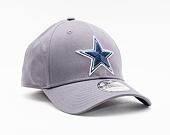 Kšiltovka New Era 39THIRTY NFL Team Dallas Cowboys Stretch Fit Heather Graphite