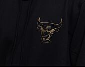 Mikina New Era NBA Metallic Hoody Chicago Bulls Black/Gold
