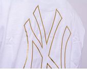 Triko New Era MLB Metallic Tee New York Yankees Optic White/Gold