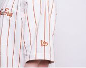 Triko New Era Oversized Pinstripe Toffee / Off White