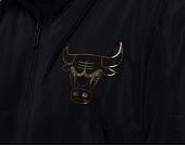 Bunda New Era NBA Metallic Windbreaker Chicago Bulls Black/Gold