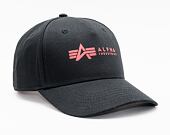 Kšiltovka Alpha Industries Alpha Cap 126912 Black/Red