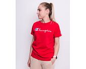 Dámské Triko Champion Crewneck T-shirt 110992 BYR Scarlet