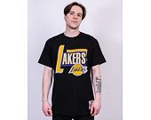 Triko Mitchell & Ness Los Angeles Lakers Center Circle SSTEINTL930 Washed Black