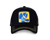 Kšiltovka Capslab Trucker (MEGAMAN) Black/Yellow HER2