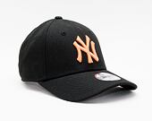 Dětská Kšiltovka New Era 9FORTY Kids MLB Neon Pack New York Yankees Strapback Black / Hunter Flame O