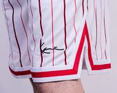 Kraťasy Karl Kani KK Small Signature Pinstripe Mesh Shorts 6013194 White