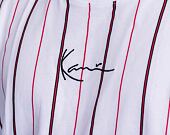 Triko Karl Kani KK Small Signature Pinstripe Tee 6030278 White