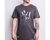Triko New Era MLB Camo Pack Infill New York Yankees Graphite / Urban Camo