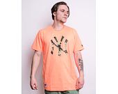 Triko New Era MLB Camo Pack Infill Team Logo New York Yankees Orange / Woodland Camo