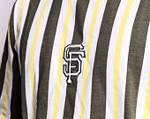Triko New Era MLB Oversized Stripe San Francisco Giants Off White / New Olive