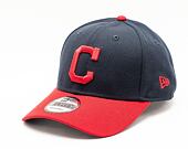 Kšiltovka New Era 9FORTY MLB The League 19 Cleveland Indians Strapback Home Logo