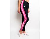Dámské Legíny Kappa 222 Banda Atui A24 Black/Pink
