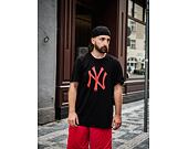 Triko New Era MLB Seasonal Team Logo Tee New York Yankees Black / Red