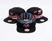 Kšiltovka Mitchell & Ness Chicago Bulls 1998 Champions Velcro Strapback Black