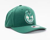 Kšiltovka MItchell & Ness Team Ground Redline Milwaukee Bucks Green Snapback