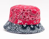 Klobouk New Era Paisley Bucket Scarlet